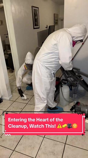 PART 2: Cleaning Into the Biohazard Room 🧼 Today we’re starting the most critical part of this two-week unattended death cleanup. Entering the biohazard room. 🔹 Step 1: Work our way into the room safely 🔹 Step 2: Chip out contaminated tiles 🔹 Step 3: Remove and segregate all biohazard material Watch this time-lapse as we break through the contamination and prepare the space for full decontamination. Stay tuned for Part 3, where we completely eliminate the biohazard and separate all hazardous