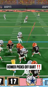 874K views · 5.5K reactions | Throwback to when Homer Simpson intercepted his own son  Monsters Funday Football -- Monday Dec. 8, exclusively on ESPN2, Disney+, Disney XD, Disney Channel and the ESPN App | NFL | Facebook