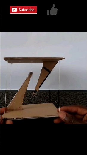 Make a floating table with just a cardboard