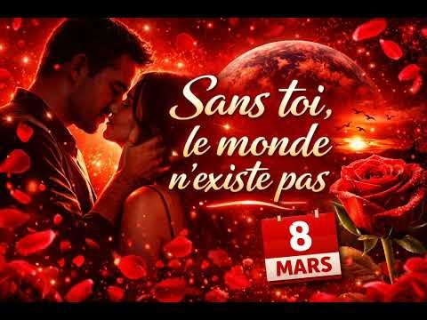 Sans toi le monde n'existe pas❤️( chanson d'amour pour le 8/03, musique romantique française 🌹❤️)