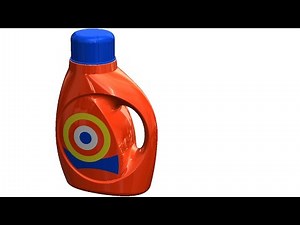 SolidWorks Surface Tutorial # 349: T Bottle (advanced surfacing, no pictures - decals)