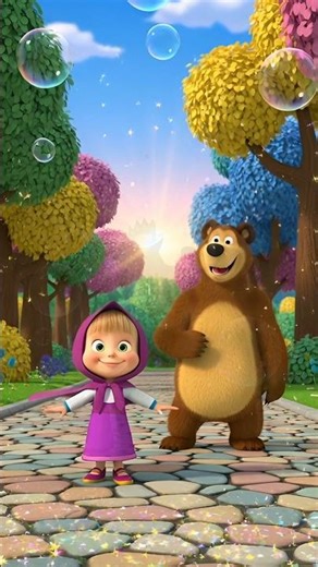 Masha & Bear’s Magical Bubble Park Adventure 🫧✨ | Fun Kids Cartoon Short #masha