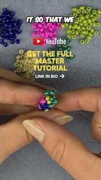 Watch This Creative Crafting Trick with Beads! #shorts