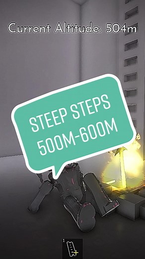 Steep steps 500m to 600m. In this altitude, it's not that hard but you just need to be patient when moving. Carefully moving from different areas is a must, to not accidentally fall or miss place your ladder. #roblox #steepsteps #steepstepsroblox #steepstepstutorial #laddergame #robloxedit #robloxedits #robloxforyoupageシ #robloxtiktok #robloxfypシ #fypシ #fyp #sindivider