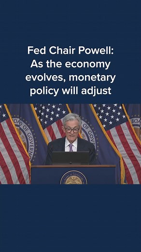 22K views · 115 reactions | Fed Chair Jerome Powell said monetary policy will adjust as the economy evolves. He says policy is “well-positioned" to deal with any risks or uncertainties as the market navigates changes. | CNBC | Facebook