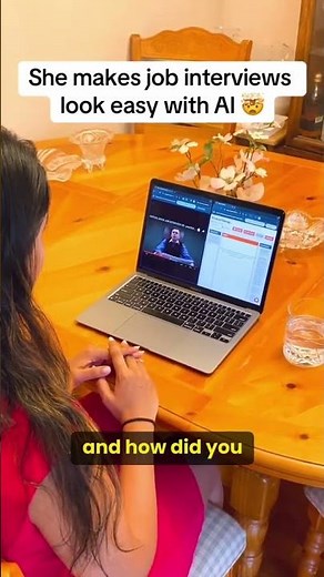 She Makes Job Interviews Look Easy with AI 🤯