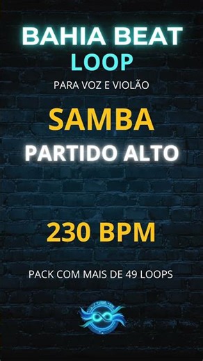 SAMBA PARTIDO ALTO 115 BPM PACK 49 LOOPS