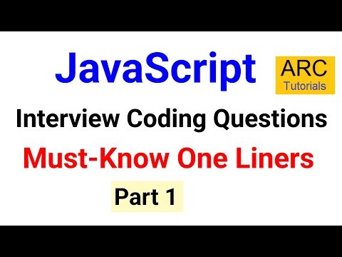 JavaScript Interview Coding Questions & Answers|One-Liners Explained #javascript #interviewquestions