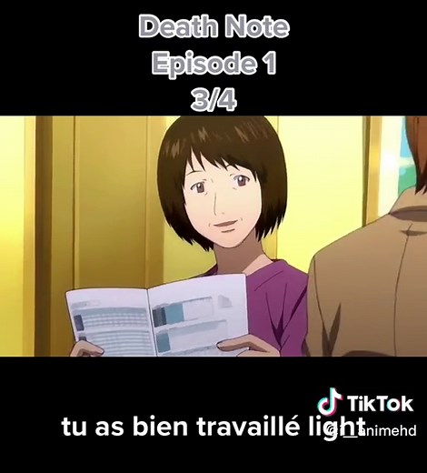 Death Note Episode 1 #anime #vf #deathnote #pourtoi #fyp