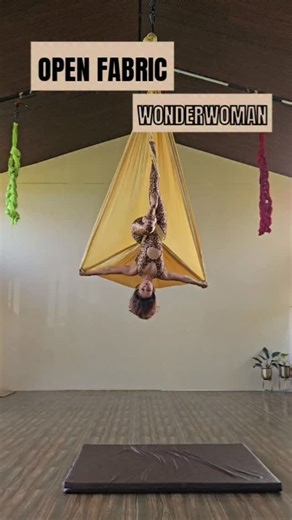 Deboshree Roy | Aerial Educator | Open fabric wonderwoman💓 what a beautiful shape with a simple entry! Share with an aerial buddy who would love to try!! Wearing my... | Instagram
