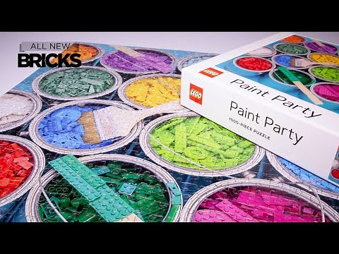 Lego Paint Party Puzzle Speed Build - 1000 Pieces