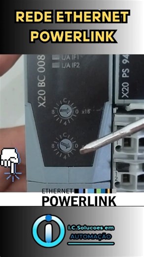Rede Ethernet Powerlink B&R #automaçãoindustrial #redesindustriais #ethernetpowerlink #B&R #clp