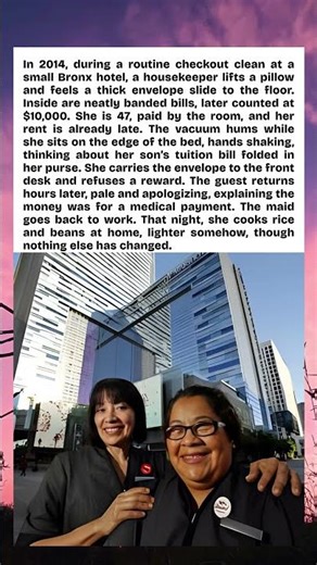 The Hotel Maid Who Found and Returned $10,000