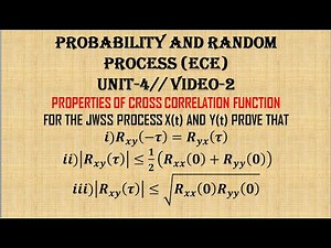 Properties of cross correlation PRP(ECE) UNIT 4 VIDEO-2