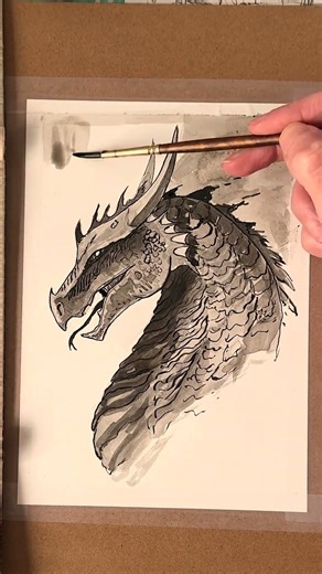 #art #beginnerarttips #drawingtechniques #dragon #sketchful #dragonart #sketch #dragondrawing #ink