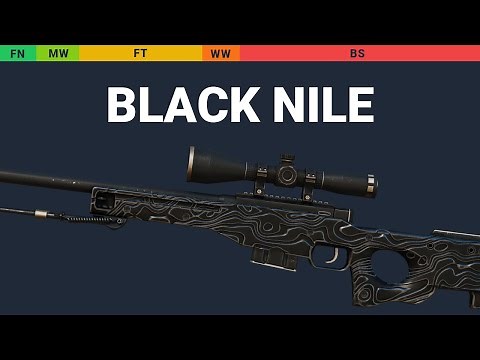 AWP Black Nile - Skin Float And Wear Preview