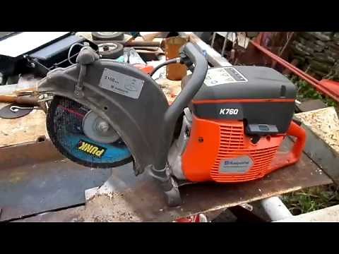 Husqvarna k760 disc cutter review