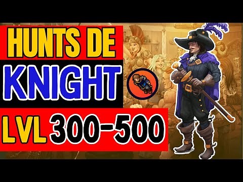 ⚠️[MELHORES HUNTS DE KNIGHT NO TIBIA]⚠️ EK SOLO LEVEL 300+ 350+ 400+ 450+ 500+ #tibia #mmorpg
