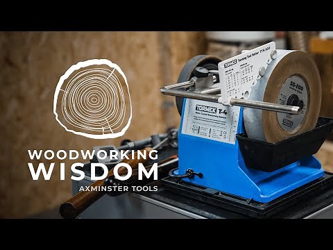 Woodturning Chisel Sharpening with Tormek T4 - Woodworking Wisdom