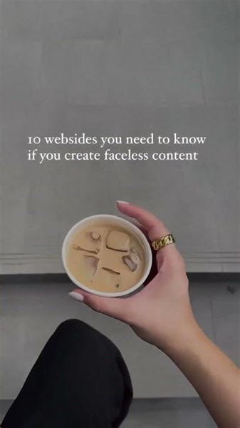 10 Websites for creating faceless content