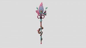 Stylized Staff - 3D model by sn_set