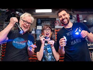 Adam Savage Learns UV Resin Casting from ‪@EvanAndKatelyn‬!