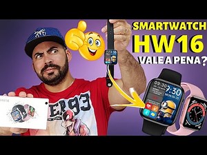 LANÇAMENTO SMARTWATCH HW16 UNBOXING E REVIEW COMPLETO (SISTEMA TOP! VALE A PENA? É BOM MESMO?)