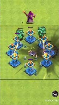 max level wizard tower vs hero's 🔥🔥🔥 #clashofclans #gaming #trending #gameplay #viral #armour club
