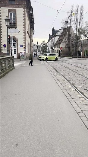 Audi A3 rs3 loud sound road presence Python yellow color 🔥 #audia3 #rs3 #germancars #germany