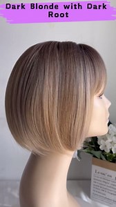 UDU Hair Topper for Women - Short Bob With Bangs, Side Part for Thinning Hair - Synthetic Wig Piece