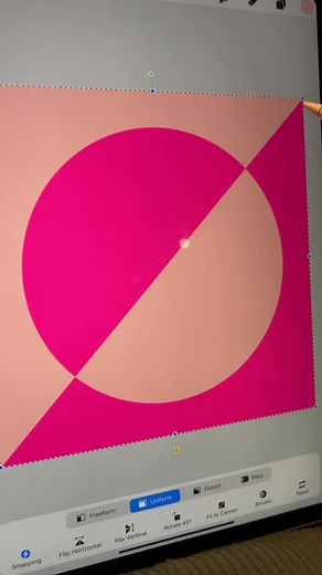 Geometric Design Creation Process on a Tablet