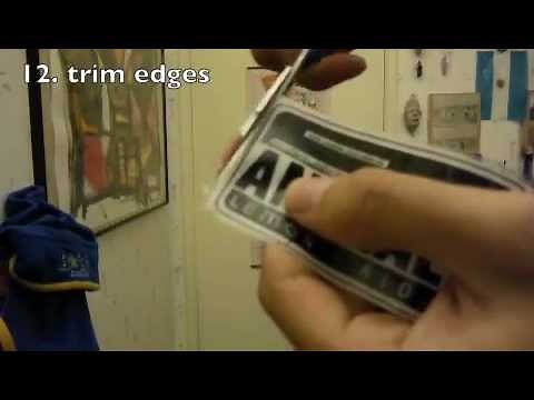 How to Laminate Business Cards...FAST AND EASY!