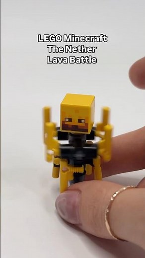New LEGO Minecraft The Nether Lava Battle - fast build 🔥 #legominecraft #minecraftlava