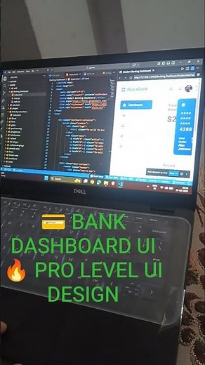 Build a Modern Banking Dashboard UI using HTML CSS & JavaScript 💳 |#shorts #viral #trending