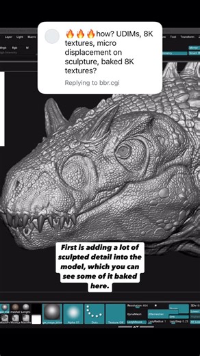 Jared Chavez on Instagram: "I use a number of methods to add detail to my models. It’s all about layering 👨🏽‍🎨 #art #3d #digitalart"