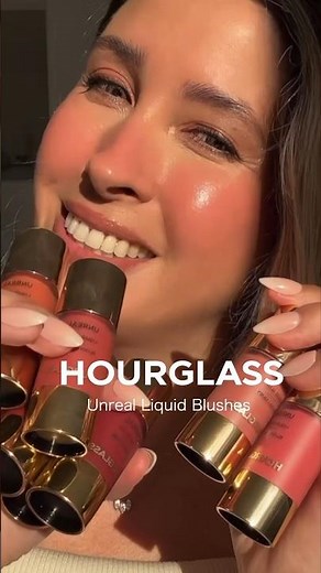 HOURGLASS Unreal Liquid Blush Swatches of ALL Shades & Review 🥰 #blush #makeupswatches #makeup