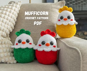 Crochet Pattern Plushy Easter Chicken, Crochet Bird Amigurumi Pattern, Crochet Animals Easy Crochet Patterns, Crochet Chicken Pillow - Etsy