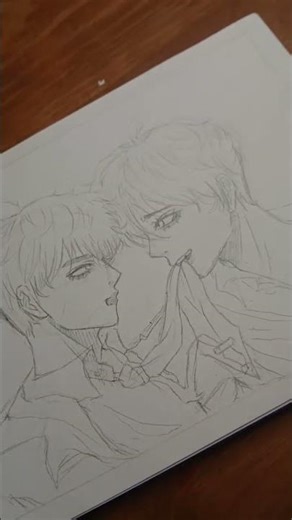 Dia 1 creando un comic para webtoon ( protas almond y Cassian ) genero amor policiaca,terror/subs:p