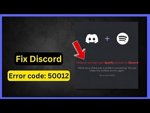 Discord Error Code 50012 (Quick fix)