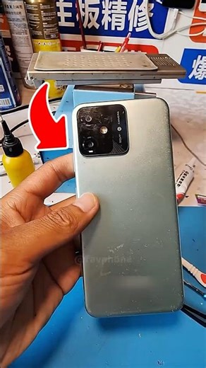 Black Screen and Liquid Leakage Replacing📱💧🛠 #phonerepair #favphone #restoration