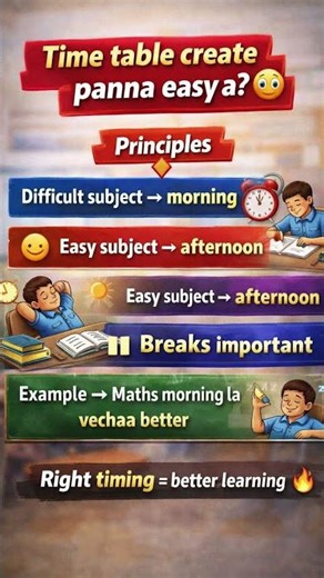 “Study Timetable Secret 🔥 Study Easy in 20 Sec 💯”