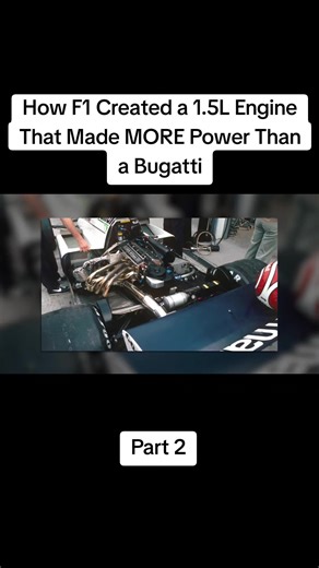 F1’s 1.5L Engine: More Power Than a Bugatti