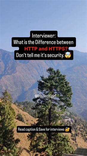 ThisTechGirl | Coding & System Design on Instagram: "Everyone says — “HTTPS is secure.” But as developers, that doesn’t tell us anything. So here’s the real explanation — from a software engineering + networking + backend systems POV 👇 What they actually are 🔹 HTTP — HyperText Transfer Protocol Application-layer protocol that defines how clients & servers exchange data — methods (GET/POST), headers, status codes, caching, cookies, payloads etc. It only handles communication semantics, not prot