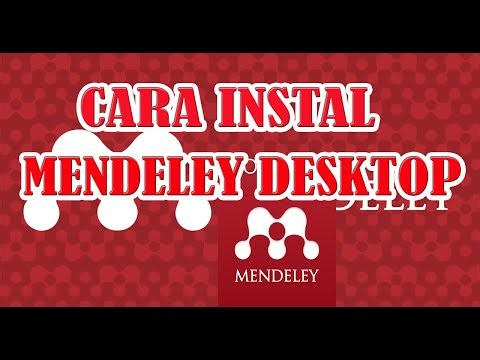 CARA INSTAL MENDELEY DESKTOP DI LAPTOP