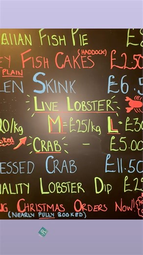 Prep for Saturdays Buckie Christmas Kracker We are so exited! Remember to try our Buckie Kracker special- firey lobster-cockle warming- boozy bauble 🦞 | Buckie Lobster Company