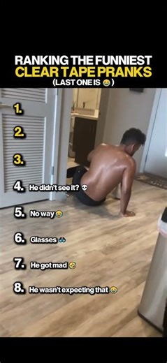 Ranking The Funniest Clear Tape Prank Moments (part 3) #shorts #funny #viralshorts