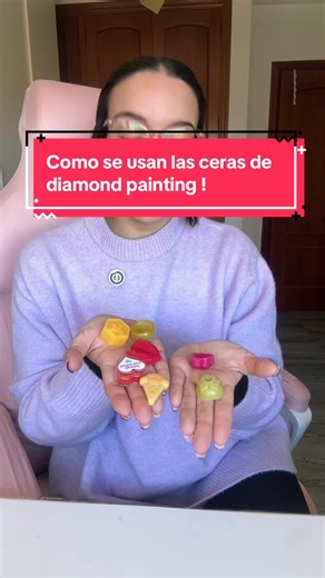 Hoy vengo a enseñaros cómo se usan las alternativas artesanales a la típica cera rosa de Diamond painting #tutorial #cera #diamondpainting