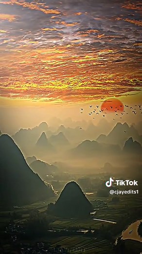 Stunning Sunset View: Nature's Evening Masterpiece