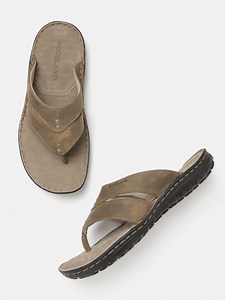 Buy Woodland Men Nubuck Leather Comfort Sandals -  - Footwear for Men