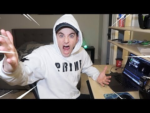 ANNOYING STROMEDY while he EDITS .... ( greatest FREAKOUT EVER )